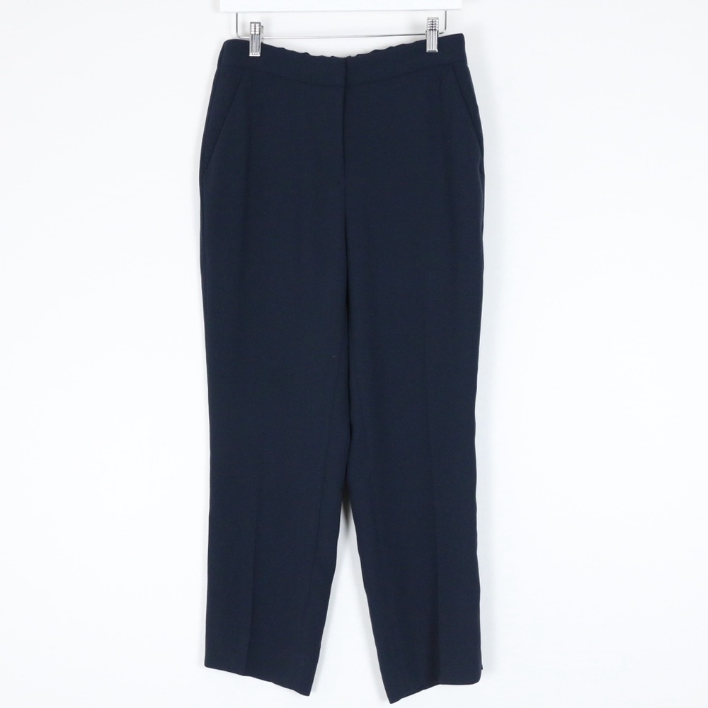 J. Crew Pull-On Easy Pant Matte Crepe Navy